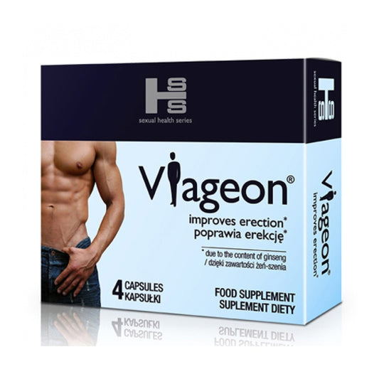 Препарат для улучшения потенции и эрекции Viageon 4шт