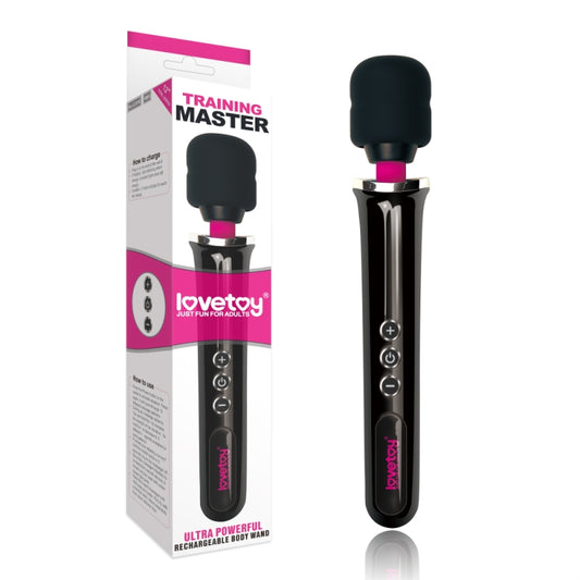 Мощный вибростимулятор клитора Training Master Ultra Powerful Rechargeable Body Wand