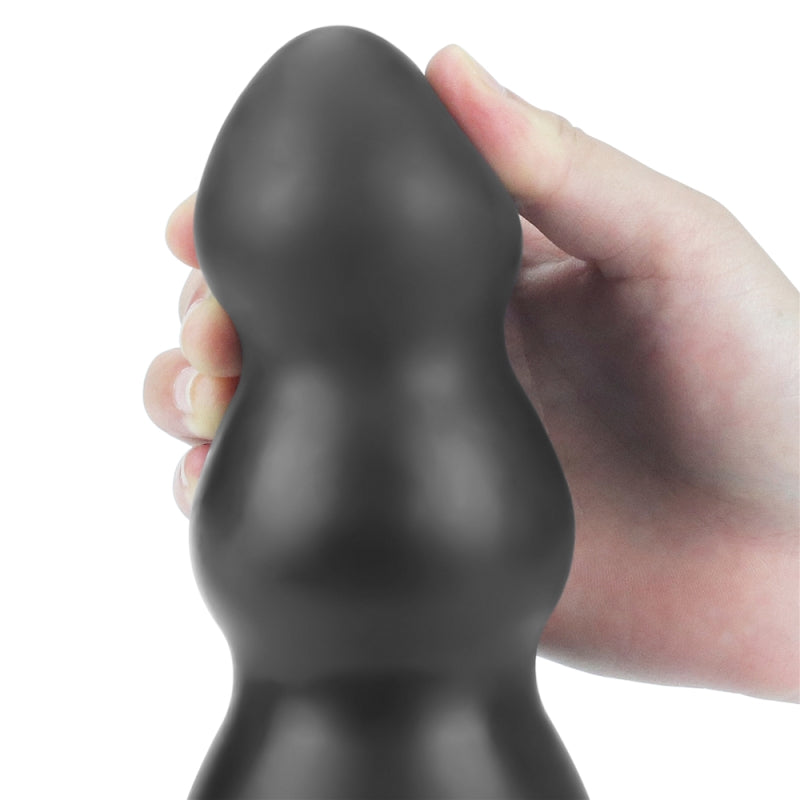 Анальный вибростимулятор черный King Sized Vibrating Anal Rigger 7.8