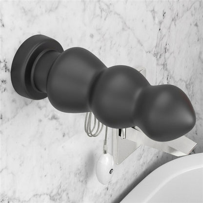 Анальный вибростимулятор черный King Sized Vibrating Anal Rigger 7.8