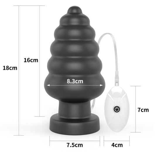 Крупная анальная пробка с вибрацией King Sized Vibrating Anal Cracker