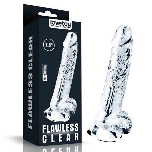 Безупречный прозрачный фаллоимитатор Flawless Clear Dildo