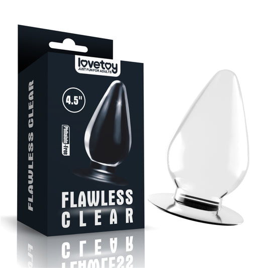 Безупречная прозрачная анальная пробка Flawless Clear Anal Plug