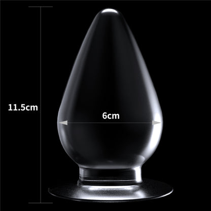 Безупречная прозрачная анальная пробка Flawless Clear Anal Plug