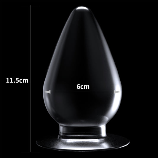 Безупречная прозрачная анальная пробка Flawless Clear Anal Plug