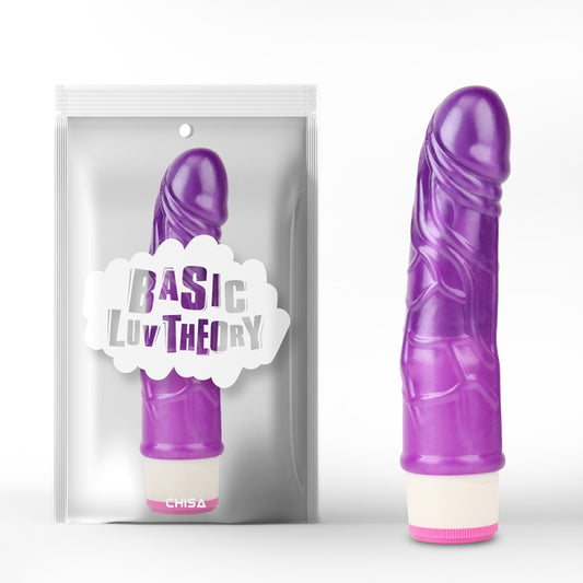 Фиолетовый гелевый мультискоростной вибратор Stud Rod