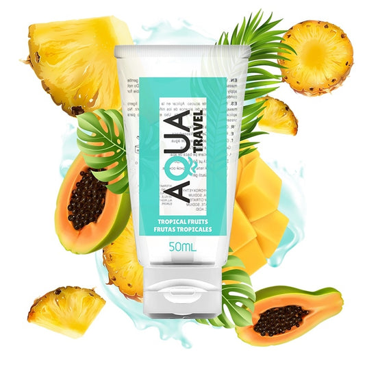 Лубрикант на водной основе с ароматом тропических фруктов Aqua Travel Flavour 50мл