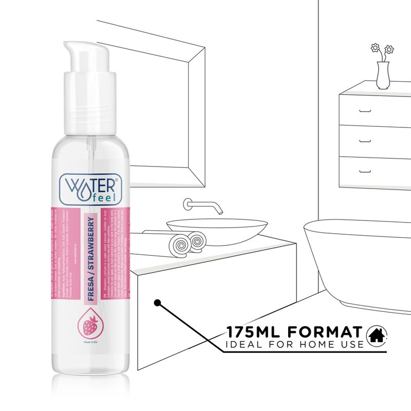 Лубрикант со вкусом клубники на водной основе Waterfeel Lube 175мл