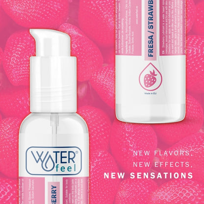 Лубрикант со вкусом клубники на водной основе Waterfeel Lube 175мл