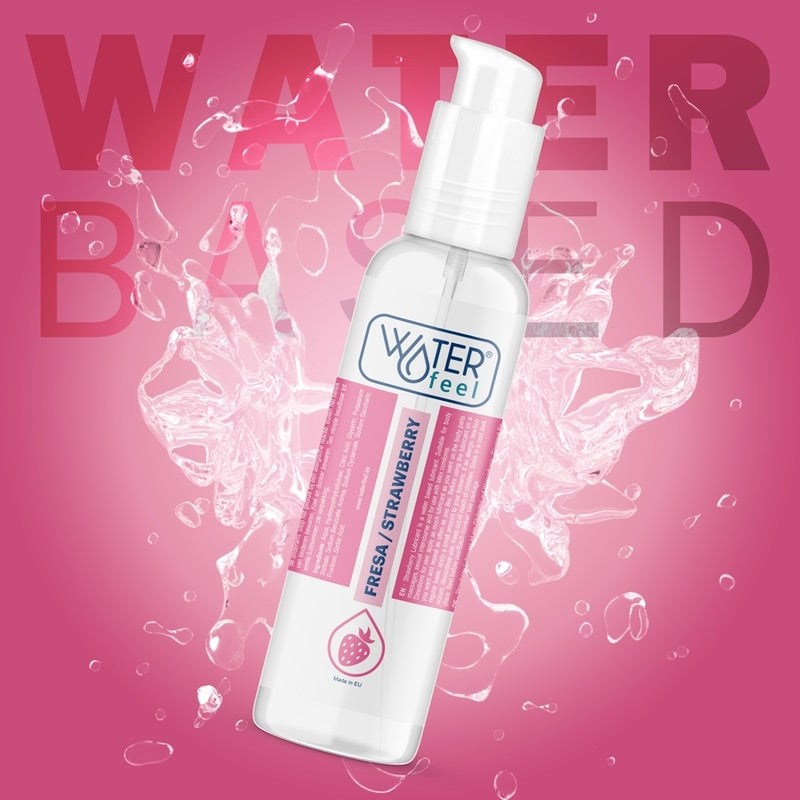 Лубрикант со вкусом клубники на водной основе Waterfeel Lube 175мл