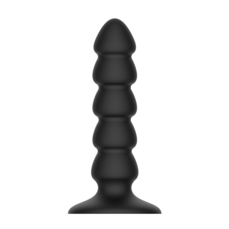 Черная анальная пробка Beaded Anal Probe
