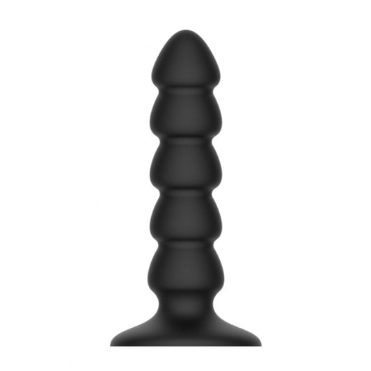Черная анальная пробка Beaded Anal Probe