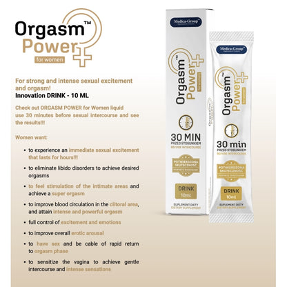 Капли для усиления оргазма Orgasm Power for Women Drink 10 ml 10мл