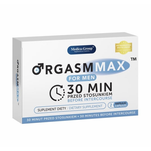 Капсулы для потенции Orgasm Max for Men Capsules 2шт